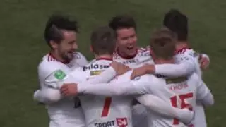Adrian Justinussen free kick hat-trick