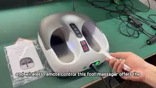 Wireless Remote Control Home Health Massager: Terahertz EMS Blood Easing Foot & Leg Massager