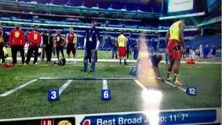 2013 NFL combine Jamie Collins 11'7