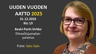 Uuden vuoden juhla - Satu Salon puhe