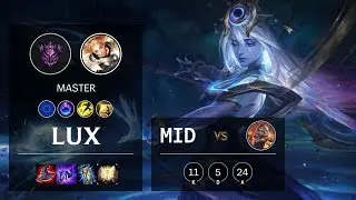 Lux Mid vs Qiyana - EUW Master Patch 10.12