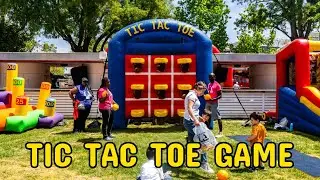 Giant Tic Tac Toe Game - Activities for Company Picnics, Community Fairs & School Fun Day Events