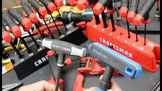 Craftsman Hex Wrench Sets: Plenty of room for innovation and why T-handles are not always better.