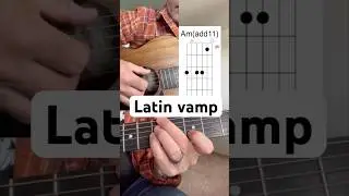 Latin guitar vamp