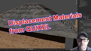 Displacement Materials - Quixel Bridge to Blender