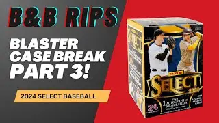 ⭐️ GOLD /10! ⭐️ 2024 Panini Select Baseball - Blaster Case Rip - Part 3!