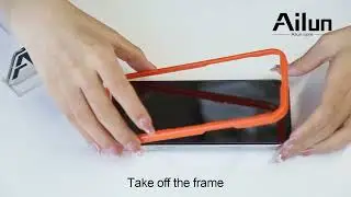 [Ailun] How to install screen protector on iPhone 16 Pro /16 Pro Max (with Installation Frame)