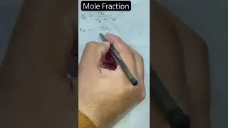 #molefraction #concentration unit #binarysolution #chemistrycrashcourse #chemistry #jee #neet