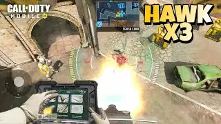 *NEW* SCORE STREAK HAWK X3 IN GAME GAMEPLAY IN CALL OF DUTY MOBILE SEASON 4 BETA VERSION LEAKS CODM