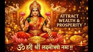 Lakshmi Mantra ॐ ह्रीं श्रीं लक्ष्मीभयो नमः | Attract Wealth Prosperity & Abundance