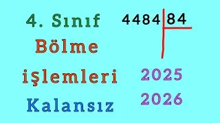 4. sınıf matematik b&ouml;lme işlemleri / #2026 .