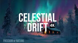 Celestial Drift &ndash; Soothing Northern Lights Background Video