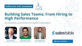Building Sales Teams: From Hiring to High Performance