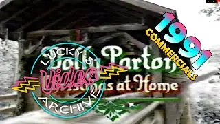 1991 Dolly Parton Christmas at Home on ABC Commercials Lucky's Video Archive Vol. 22