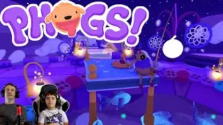 PHOGS! | Sleep World | Dream Fields | Complete Level | All Gold Bones