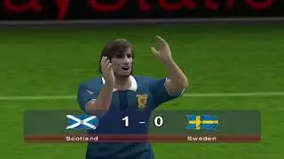 Scotland vs Sweden , Euro , PES 6 2006 , Playstation PS2/PC
