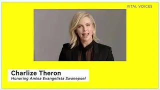 Charlize Theron Recognizes Amina Evangelista Swanepoel and Roots of Health at #NowThisNEXT