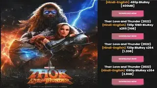 How to download Thor love and thunder full movie in hindi/Thor love and thunder download kaisa Kara