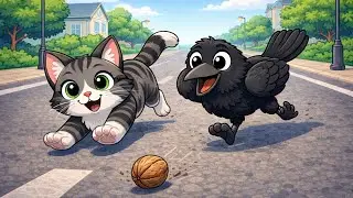 Der Rabe | Kinderlied - Polly die Katze - Pollys Kinderlieder 