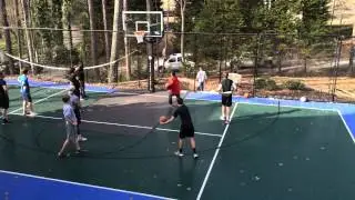 SnapSports®  - Customer Video Clip of Kids & Friends on their Backyard Basketball Court