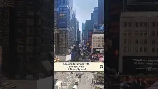 DINNER WITH THE BEST VIEW OF TIMES SQUARE!!📍 Beast and Butterflies - M Social Hotel Times Square NYC
