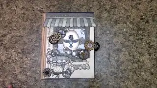 ЧАСТЬ 1 УЧЕБНОЕ РУКОВОДСТВО DBS STEAMPUNK DAZE 8-1/2 x 6-1/2 МИНИ-АЛЬБОМ ДИЗАЙНЫ ОТ ШЕЛЛИ