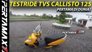 REVIEW TVS Callisto 125 Terbaru Test Ride di Candi Prambanan Lebih Mantap dari Jupiter Callisto 110?