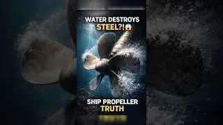 How WATER Destroys Steel Ship Propellers 😱 | Cavitation Explained