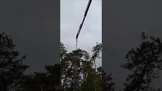 Installation of Glass from Crane