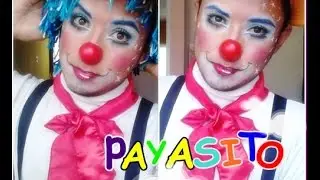 PAYASITO! tutorial de maquillaje de payaso facil/jhonatan sandoval