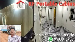 RF Portable Cabins #containerhouse #portablecabins 1bhk Home container