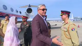 Pakistan Army Chief on Goodwill Tour Arrives in Sri Lanka