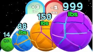 Overweight Balls - Level Up Balls ASMR Gameplay Android iOS
