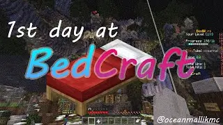 1st gameplay at Bedcraft | Bedwars | oceanmallikmc