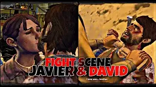 Javier VS David Fight Scene - The Walking Dead: A 🆕 Frontier [Highlights]