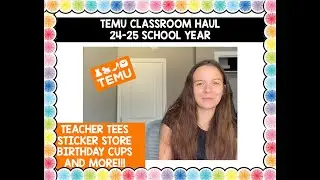 TEMU CLASSROOM HAUL 24 25 SCHOOL YEAR