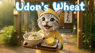 【Mugi the Worker】Clocking In! Behind the Scenes of a 'Shachiku' Cat's Udon Job ⏰