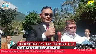 SAKRALNYA PROSESI PENJEMPUTAN BPK. BONI HARGENS, Ph.D di Anam