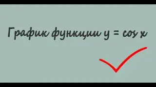 График функции у=cos x