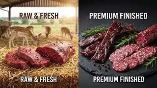 How Spotted Deer Becomes Premium Jerky & Salami | Modern Venison Processing Factory