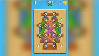 Wood Screw Puzzle Level 23 Solution Walkthrough