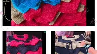 Little girls  frocks... beautiful handknitted..