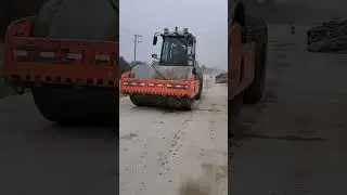 Hamm roller operator training and working video #roadroller #heavyequipment