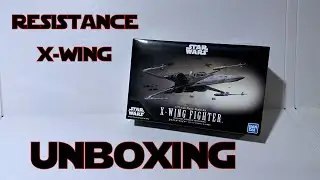 Bandai Resistance X-Wing UNboxing -Re-upload