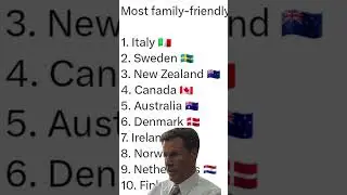 The Most Family Friendly Countries In The World
