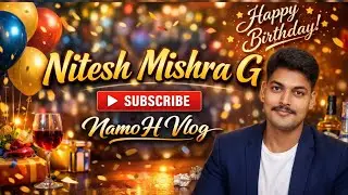 Dost Ka Birthday 🎂 Party 🎂 | Full Masti Night 🍾 | Nitesh Mishra Birthday Vlog | Namoh Vlog. 💐