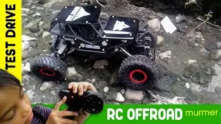 Test Drive ✅ RC Mobil Offroad Rock Crowler 4WD (Mainan Murah)