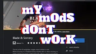All the REASONS Why mods are NOT working in Blade and Sorcery