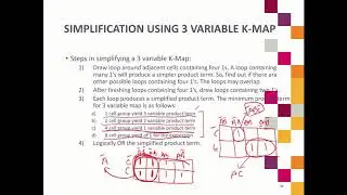 3) Simplifying Truth Table Using 3 Variable Karnaugh Map