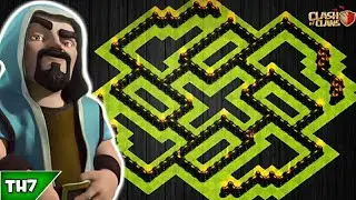 EPIC TOWN HALL 7 FARMING/TROPHY BASE 2017! TH7 HYBRID BASE NOVEMBER UPDATED!! - CLASH OF CLANS(COC)